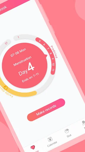 Moonbook: Menstrual assistant screenshot 2