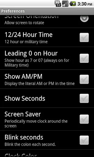 Desk Clock screenshot 2