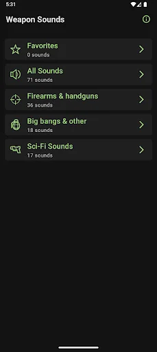 Weapon and Gun sounds screenshot 1