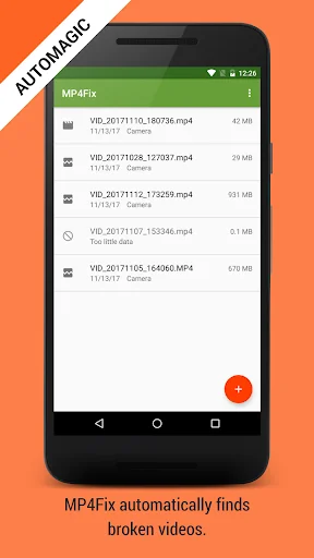 MP4Fix Video Repair Tool screenshot 1