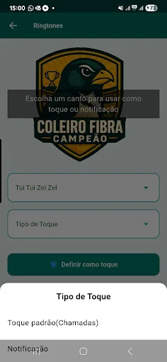 Coleiro Fibra Campeão screenshot 4