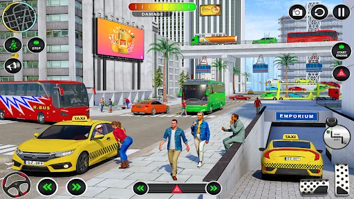 Cab Simulator Passenger Game screenshot 2