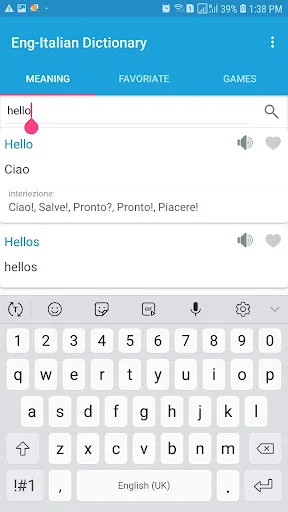 English Italian Dictionary