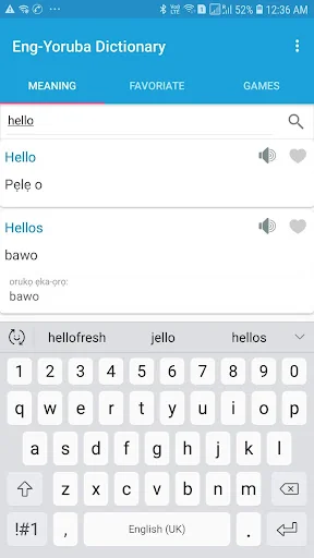 English Yoruba Dictionary