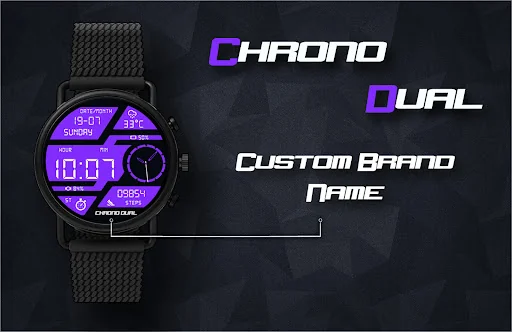 Chrono Dual Watch Face screenshot 4