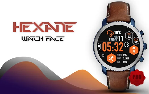 Hexane Digital Watch Face screenshot 1