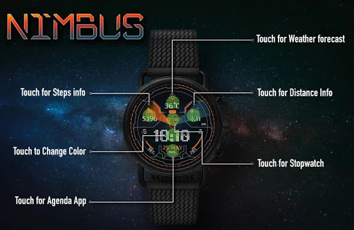 Nimbus Watch Face screenshot 2