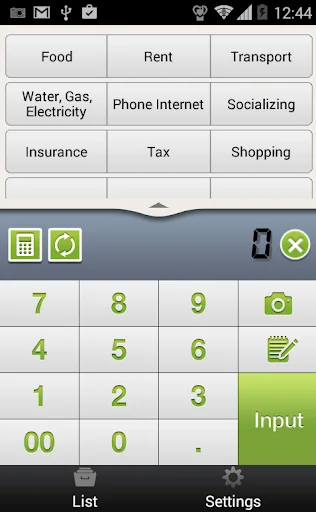 Quick Money Recorder-Budget screenshot 1