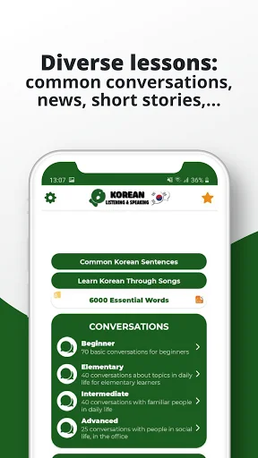 KoreanーListening and Speaking screenshot 3