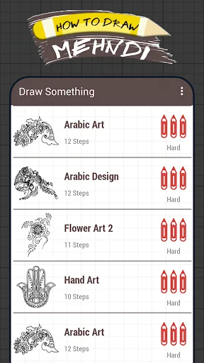 How To Draw Mehndi Designs