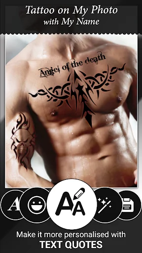 Tattoo designs for Name Editor screenshot 1