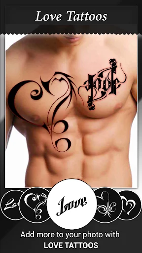 Tattoo designs for Name Editor screenshot 2