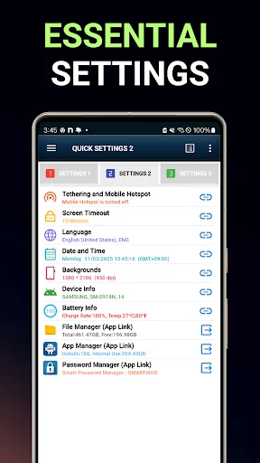 Smart Quick Settings screenshot 2