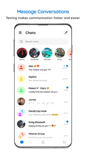 Messenger: Text Messages, SMS screenshot 1