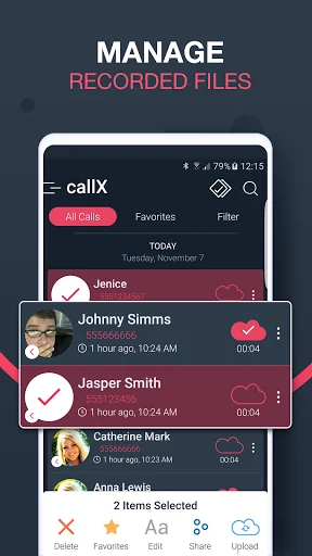 Call Recorder - callX screenshot 3
