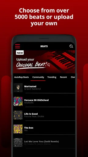 AutoRap by Smule: Rap to Beats screenshot 2
