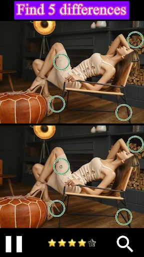 Spot Beauty Differences Puzzle screenshot 1