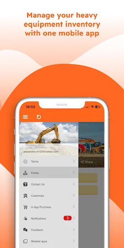 Heavy Equipment Inventory App