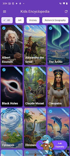 Kids Encyclopedia with AI