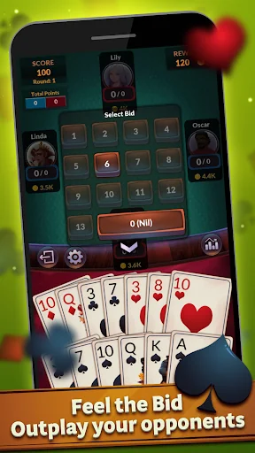 Spades - Offline Card Games screenshot 4