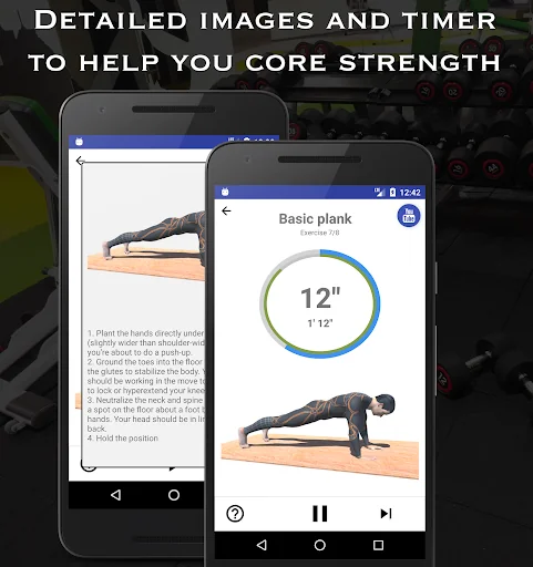 5 Minute Plank Abs Challenge screenshot 1