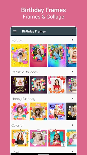 Birthday Photo Frames