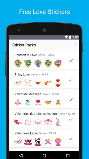Love Stickers - WAStickerApps screenshot 1
