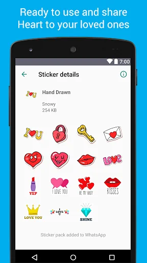 Love Stickers - WAStickerApps screenshot 4