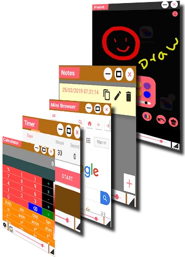 Floating And Multitasking Apps