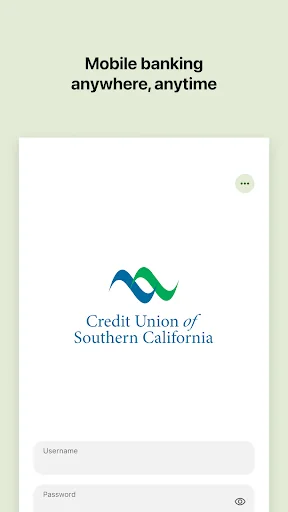 CU SoCal Mobile Banking screenshot 1