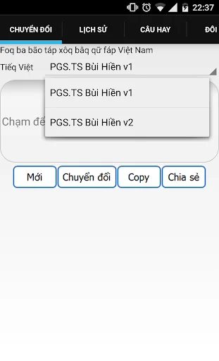 Tiếq Việt - Công cụ chuyển đổi