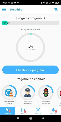 Pregătire examen auto permis