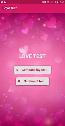 Love Test : Test your feelings screenshot 1