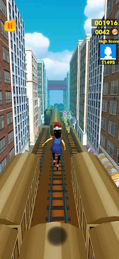 Subway Run Train Surfing 3D screenshot 3