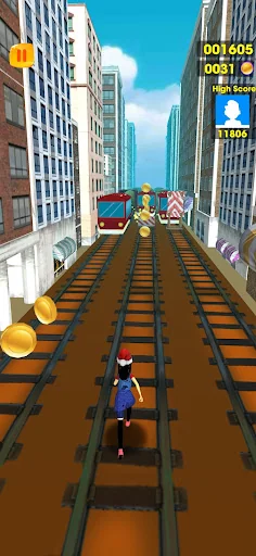 Subway Run Train Surfing 3D screenshot 4