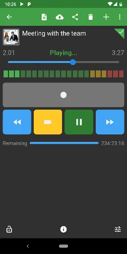 Dictadroid - Voice Recorder screenshot 3