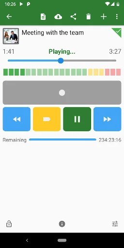 Dictadroid - Voice Recorder screenshot 4