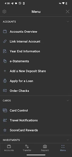 Partner CO CU Mobile Banking screenshot 2