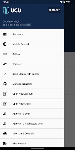 UCU's Mobile Banking screenshot 2