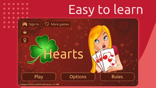 Hearts Deluxe screenshot 1