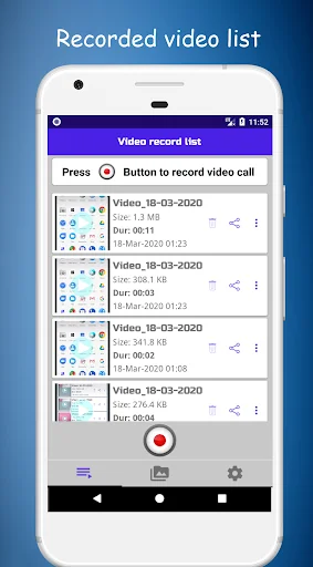 Video call recorder for whatsa