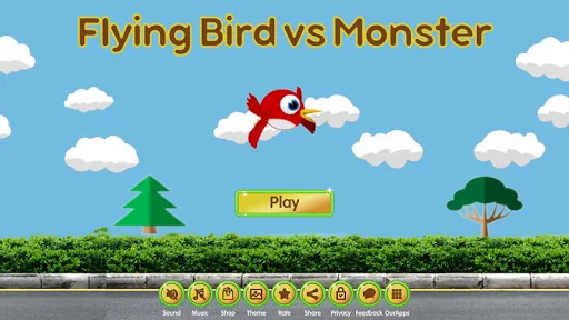 Flying Bird vs Monster