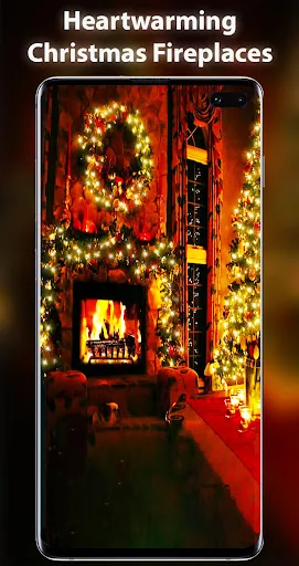 Xmas Fireplace Live Wallpaper