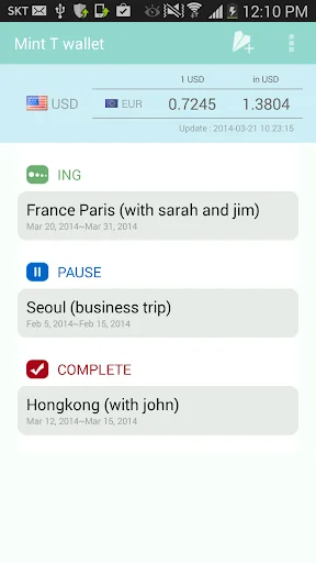 Travel expense- MintT Wallet