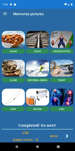 Memory Games: memory training screenshot 3