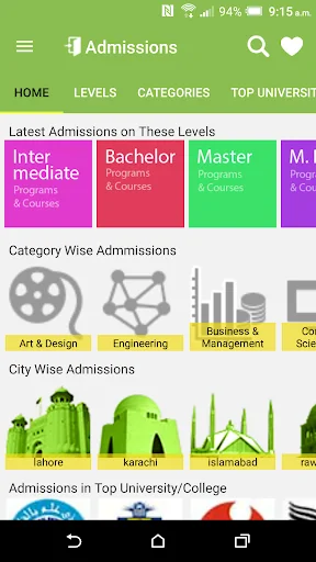Admissions - 1st year, bachelo