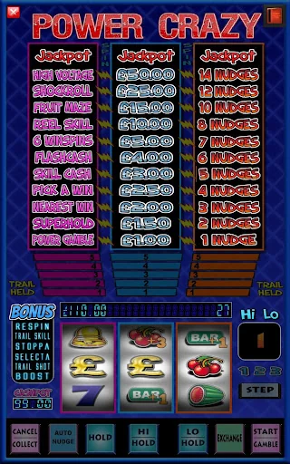 Power Crazy Fruit Machine Slot