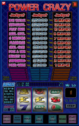 Power Crazy Fruit Machine Slot