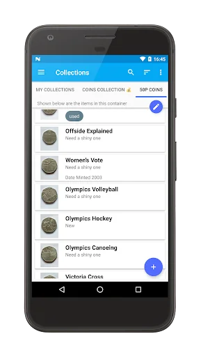 My Collections screenshot 1