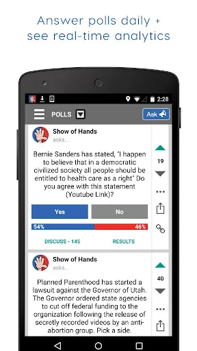Show of Hands Polls & Politics